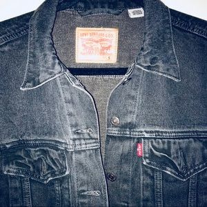 Levi’s Ex-Boyfriend Trucker Jacket - Dark Gray
